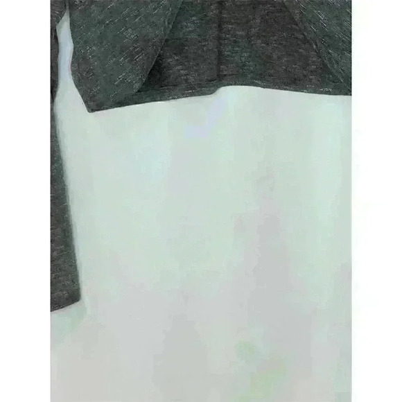 ACOA Women's Gray Twist Front Long Sleeve Blouse Size L - Picture 5 of 15